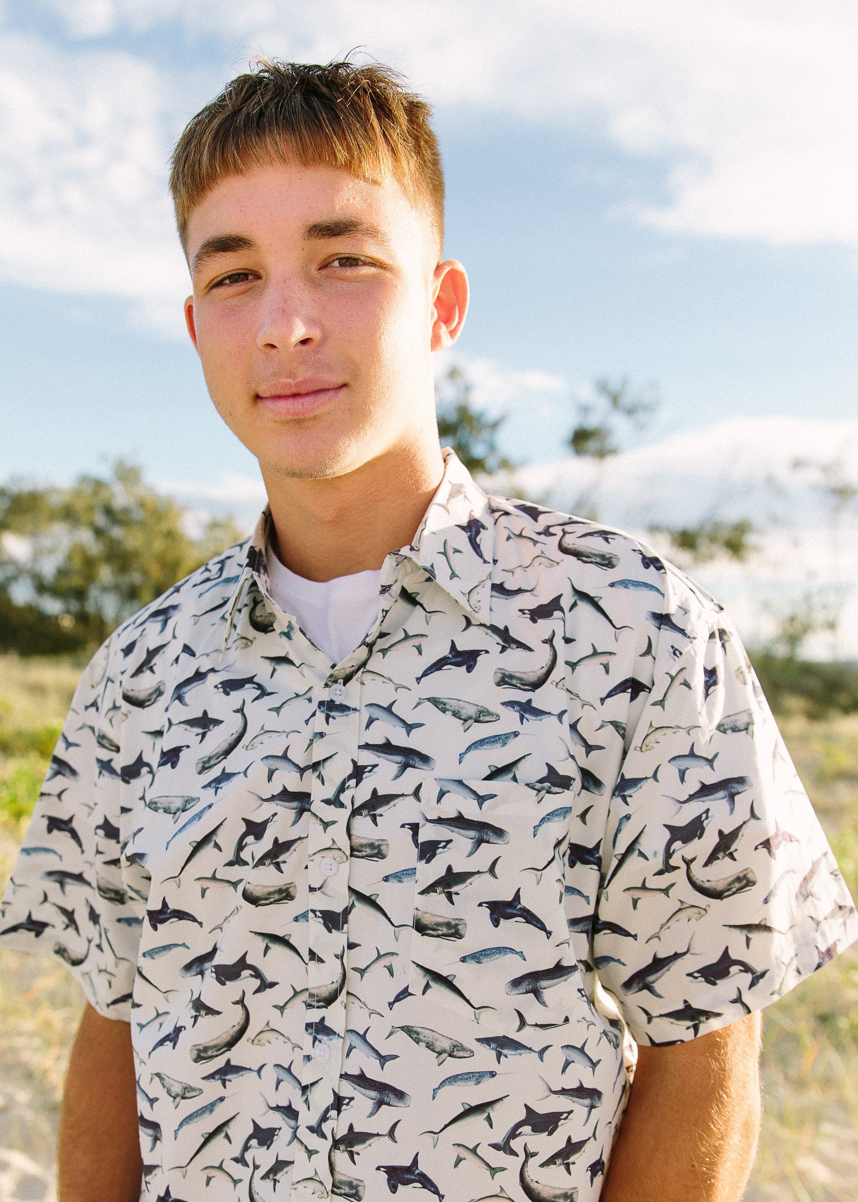 Shark Paradise Adult Shirt