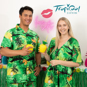 Sunset Green Adult Shirt