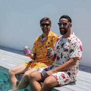 Santa Beach Holiday Christmas Adult Shirt
