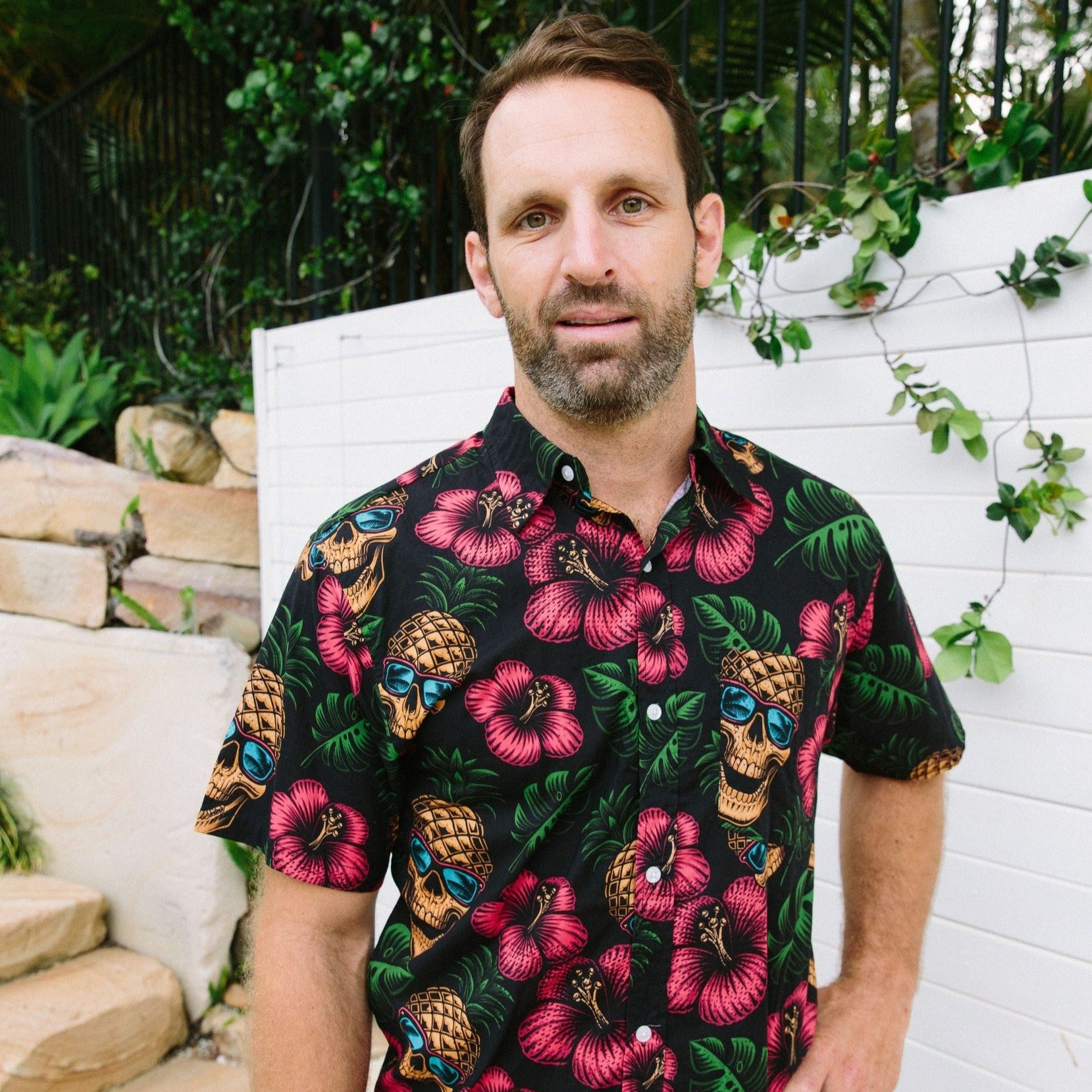 Skull Blossom Adult Shirt