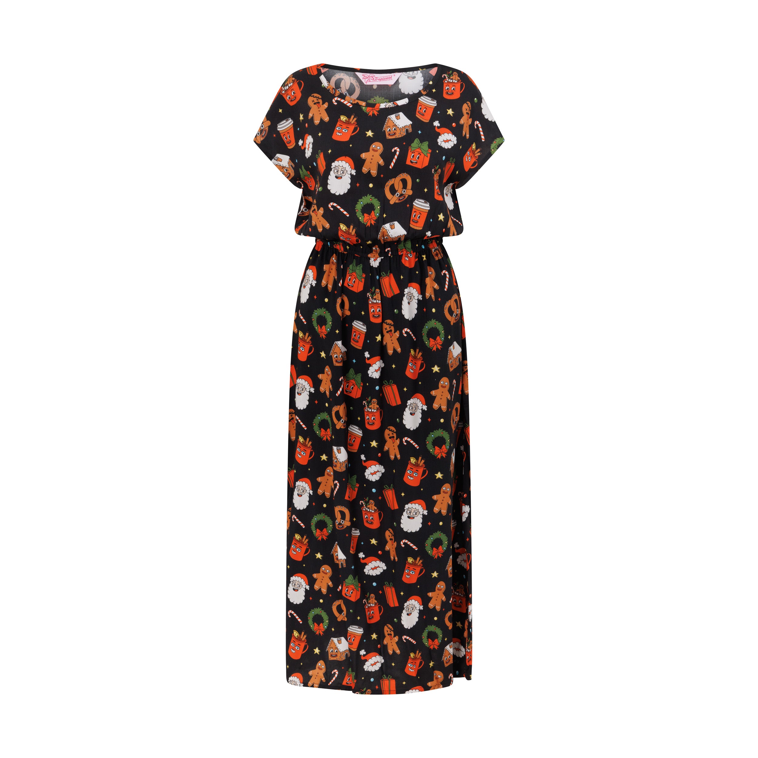 The JingleVerse Christmas Adult Maxi Celine Dress