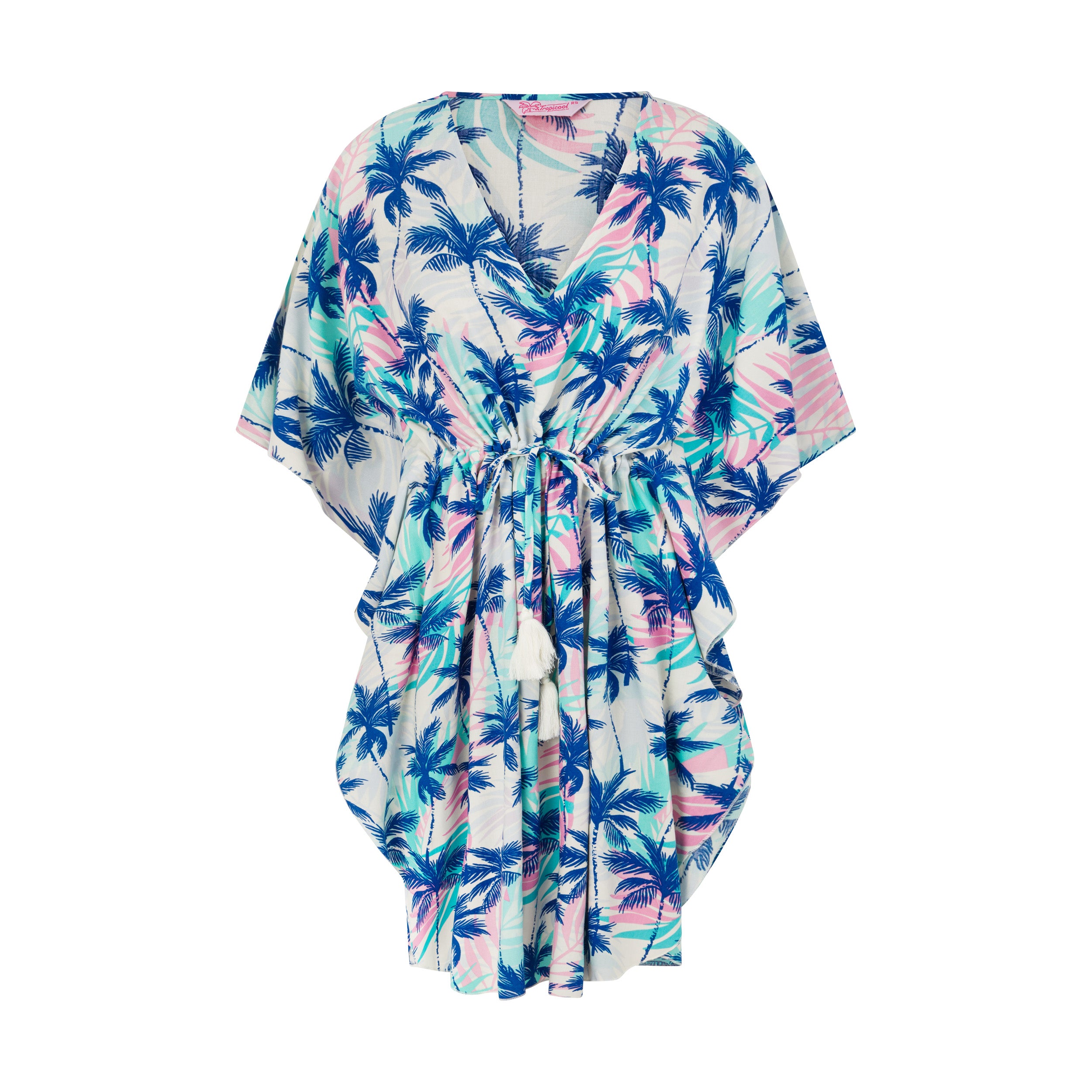 Beach Palm Breeze Rayon Kaftan